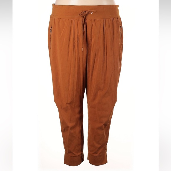 Athleta Trekkie North Jogger Athletic Pants Rust Orange Women’s Plus Size 26 - Picture 2 of 6